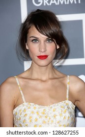 Alexa Chung At The 55th Annual GRAMMY Awards, Staples Center, Los Angeles, CA 02-10-13