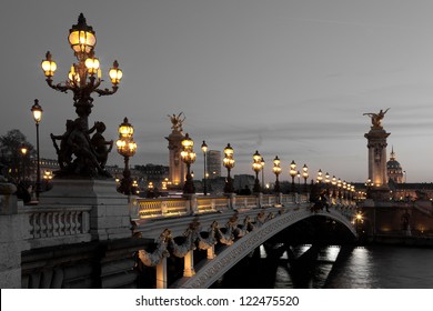 Alexander III Bridge, Paris, France