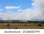 Alexander Mountain Fire burning in Larimer County, Colorado