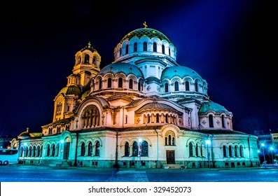Alexander Nevski Cathedral in capital of Bulgaria Sofia