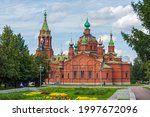 Alexander Nevsky Russian Orthodox Church in Chelyabinsk, Russia