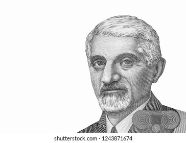 Alexander Tamanian Portrait From Armenian Banknotes.