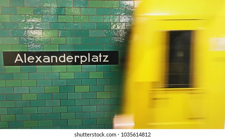 Alexanderplatz Station In Berlin