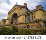 Alexandra Palace facade North London