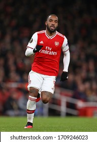 Alexandre Lacazette Of Arsenal - Arsenal V Olympiacos, UEFA Europa League - Round Of 32 Second Leg, Emirates Stadium, London, UK - 27th February 2020


