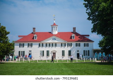 Alexandria, Virginia - 6/26/2009: Mount Vernon was the plantation house of George Washington, the first President of the United States, and his wife, Martha Dandridge Custis Washington.