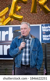 Alexandria, Virginia/USA- November 3rd 2020: Virginia Senator Tim Kaine Speaking At An Event For Mark Warner.