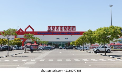 ALFAFAR, SPAIN - JUNE 06, 2022: Bauhaus Is A German Retail Chain Offering Products For Home Improvement And Gardening