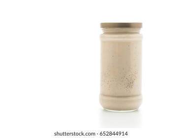 Alfredo Cream Bottle Isolated On White Background