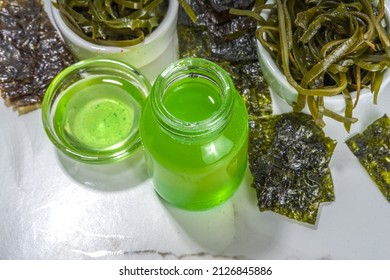 Algae Based Oil, Seaweed Alternative Vegan Oil, Monounsaturated Healthy Fat Ingredient With Algae Seaweeds