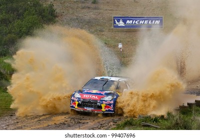 ALGARVE, PORTUGAL - MARCH 31: Miko Hirvonen (FIN) Driving Is Citroen DS3 WRC In Rally De Portugal 2012 On March 31, 2012 In Algarve, Portugal