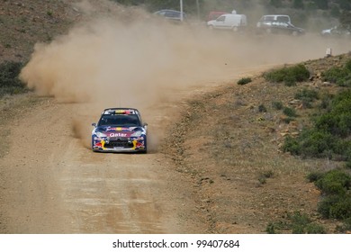 ALGARVE, PORTUGAL - MARCH 31: Thierry Neuville (BEL) Driving Is Citroen DS3 WRC In Rally De Portugal 2012 On March 31, 2012 In Algarve, Portugal