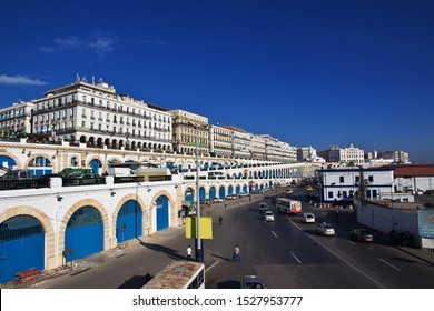 Algeria city / Algeria - 01 Nov 2014: The seafront, Boulevard Ernesto Che Guevara in Algeria city, Algeria