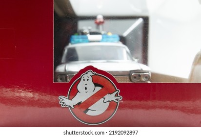 Algers, Algeria - August 20, 2022 - ECTO-1 - Ghost Busters Logo Packaging