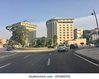 ALGIERS, ALGERIA - AUGUST 08, 2017: The Ministry Of Energy Building In Algiers, Algeria. The State Building Located In Hydra.