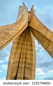 Algiers, Algeria - May 6, 2018: Martyrs Memorial For Heroes Killed During The Algerian War Of Independence