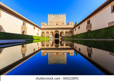 Alhambra of Granada, Spain.