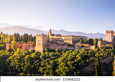 Alhambra palace in Granada, Andalucia, Spain