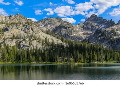Alice Lake in the Sawtooth Mountain Wilderness near Sun Valley, Idaho