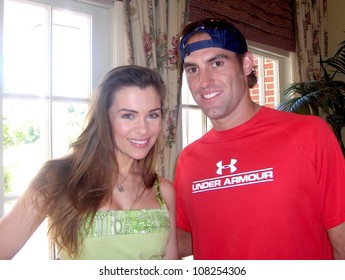 Alicia Arden And Robby Ginepri  At The Bryan Brothers All Star Tennis Match Up. Sherwood Country Club, Los Angeles, CA. 09-27-08