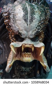 Alien Character From Alien Versus Predator. In The Museum Of Film Legends In Prague 30.3.2018.