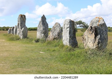 Alignment Of Lagatjar In Crozon Peninsula, Finistère, Brittany, France