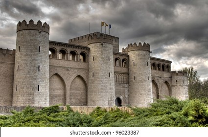 Aljaferia castle, Zaragoza, Spain.