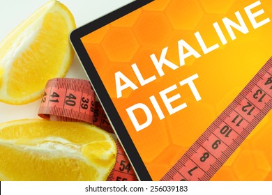 Alkaline  Diet On Tablet. 