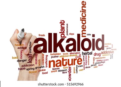 Alkaloid Word Cloud Concept