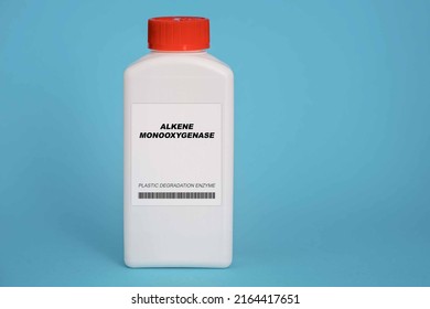 Alkene Monooxygenase. Sample Of Plastic-Eating Microbial Enzyme