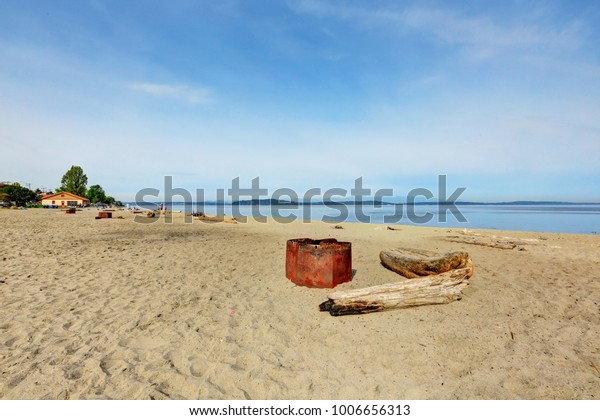 Alki Beach Park Offers Spectacular Views Stock Photo Edit Now