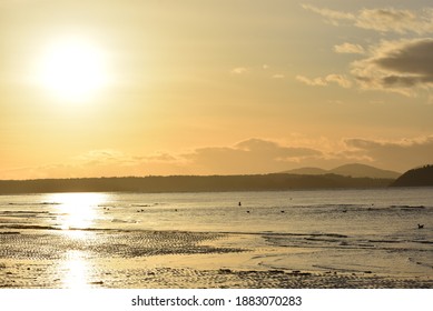 Alki Beach Seattle Sunset Water