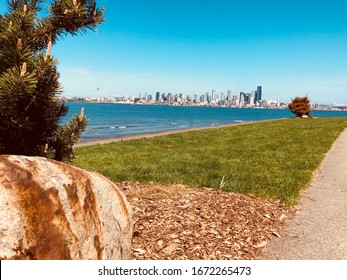 Alki Beach Seattle Washington Day Time