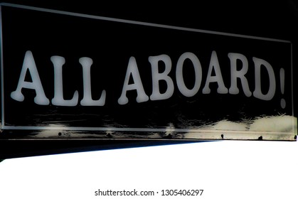 All Aboard Sign