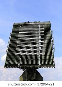 All Around Antenna Of The Air Defense Complex, Made Of Phased Array Technology, On A Rotating Platform