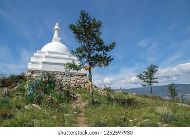 All Auspicious Stupa Of Great Awakening, Ogoy Island, Lake Baikal.