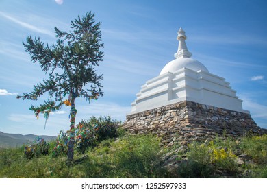 All Auspicious Stupa Of Great Awakening, Ogoy Island, Lake Baikal.