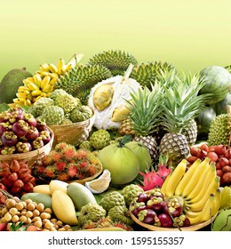 Tropical Fruit Green Background Images, Stock Photos u0026 Vectors 