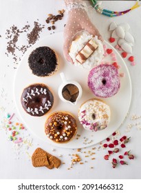 All Kinds Of Donuts In One Place	
