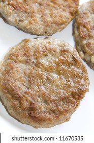 All Natural Cooked Pork Sausage Patties Breakfast