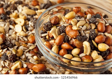 All Natural Homemade Trail Mix Ready To Eat