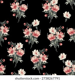 All Over Design Pattern Kurti And Dupatta Design for Digital Printing Design