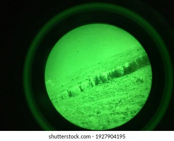 All Pictures Are Of Wana Surrounding, South Waziristan, Erstwhile FATA, Pakistan. 3 Light Green Pictures Took At Night While Keeping NVD Infront Of Camera. 