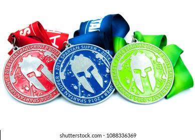 All Spartan Race Medals - Sprint Super And Beast