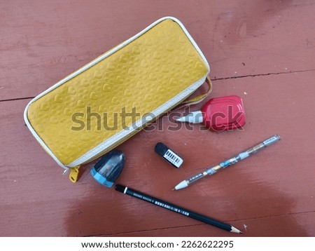 all stationery of out the pencilcase