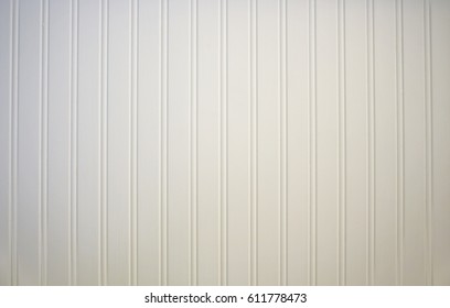 All White Wainscoting Texture Background.