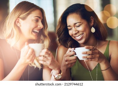 All you need is coffee and good company. Cropped shot of girlfriends enjoying their coffee at a cafe. - Powered by Shutterstock