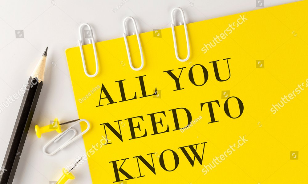 All You Need To Know Word On The Yellow Paper With Office Tools On