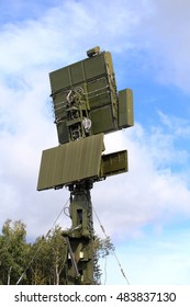 All-around Antenna Of The Air Defense  Complex, Made Of Phased Array Technology, On A Rotating Platform