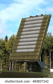 All-around Antenna Of The Air Defense Complex, Made Of Phased Array Technology, On A Rotating Platform